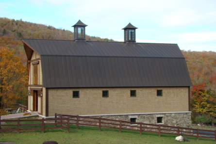 barn from side view