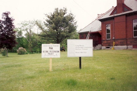 historic protection project signs