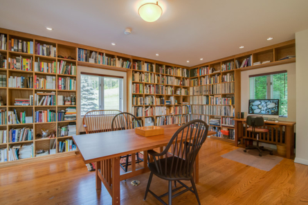 library in home office