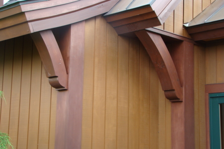wooden detailing 