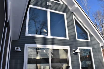 glass windows on home renovation